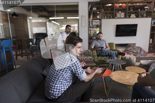 Image of team meeting and brainstorming