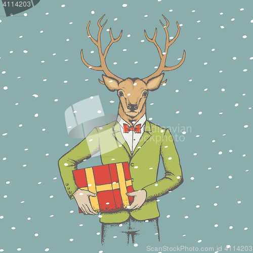 Image of Deer vector illustration