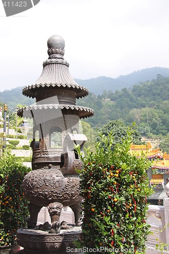 Image of Chinese temple offerings