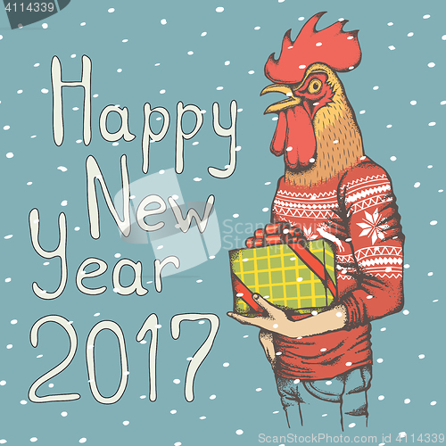 Image of Rooster vector illustration