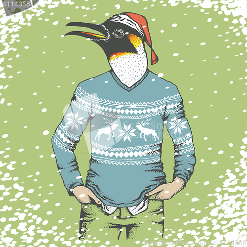 Image of Penguin vector illustration