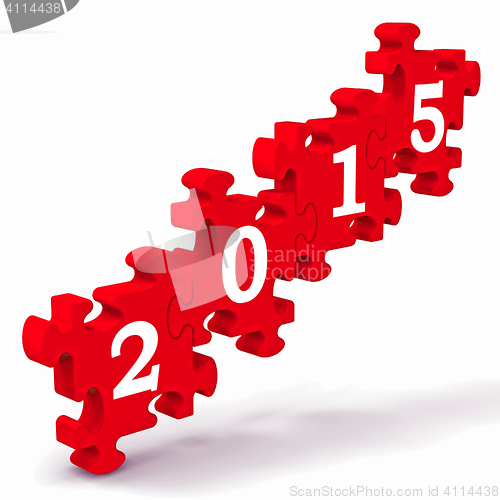 Image of 2015 Puzzle Showing Future Years Calendar