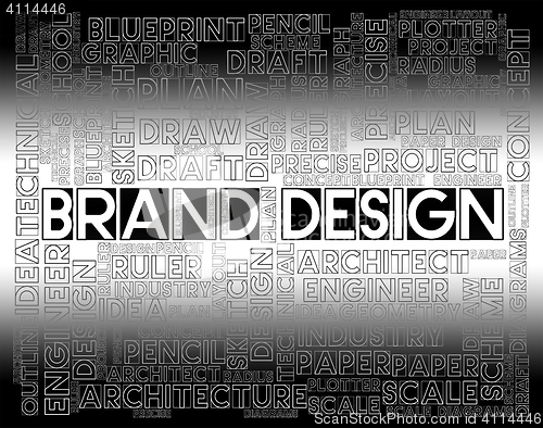 Image of Brand Design Indicates Visualization Graphic And Artwork