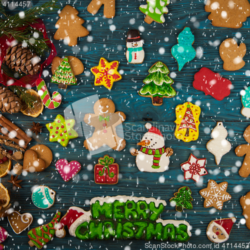 Image of Gingerbreads for new years and christmas