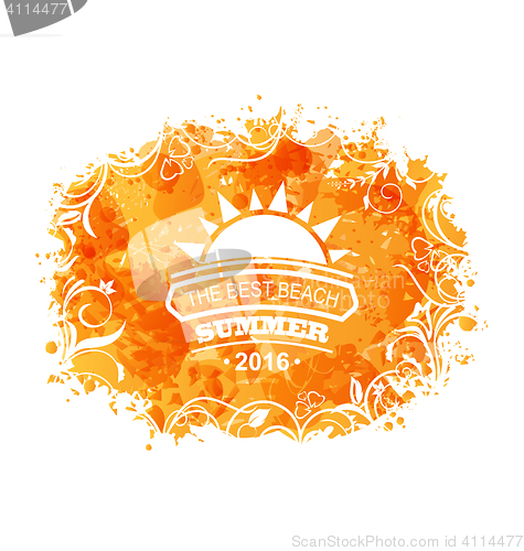 Image of Summer Background of Holidays Design