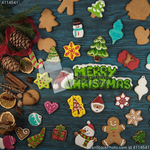 Image of Gingerbreads for new years and christmas