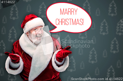 Image of happy, smiling Santa Claus.