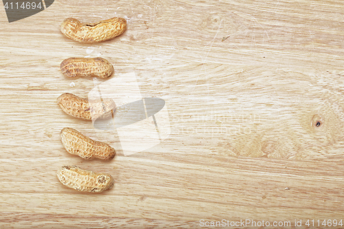 Image of Four peanuts