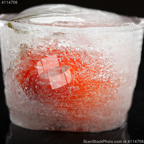 Image of Tomato in ice