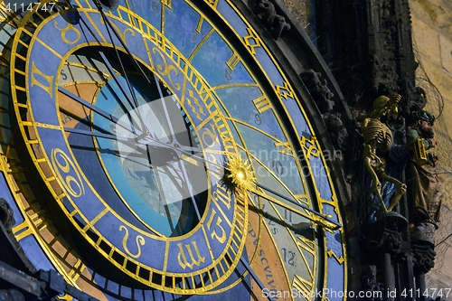 Image of Prague Astronomical Clock in the Old Town