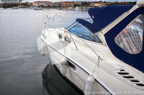 Image of Luxury boat closeup