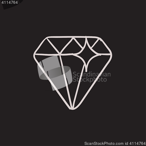 Image of Diamond sketch icon.