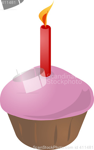 Image of Birthday cupcake