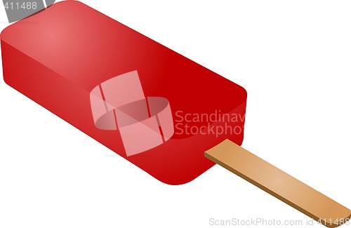 Image of Cherry popsicle
