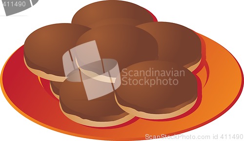 Image of Cookies on plate