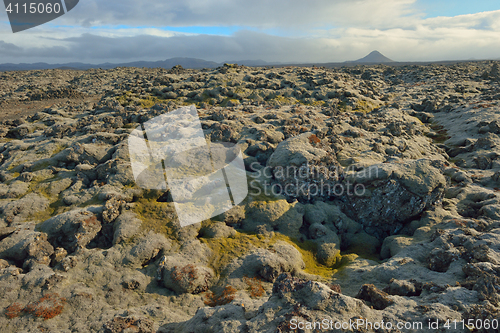 Image of Eyjafjallajokull volcano Iceland