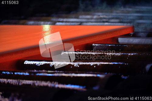 Image of Hot steel plate 