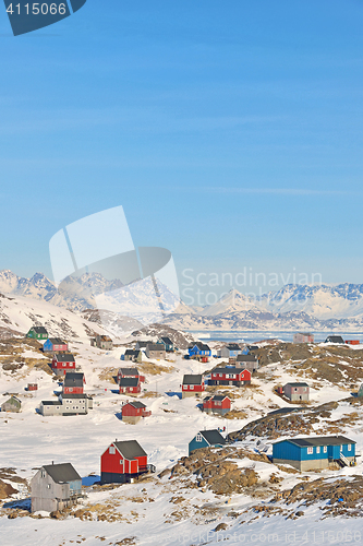 Image of Colorful houses in Greenland 