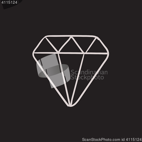 Image of Diamond sketch icon.