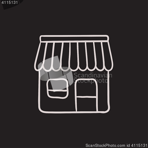 Image of Shop sketch icon.