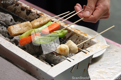 Image of Grilling food