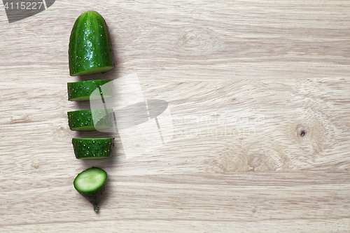 Image of Sliced cucumber