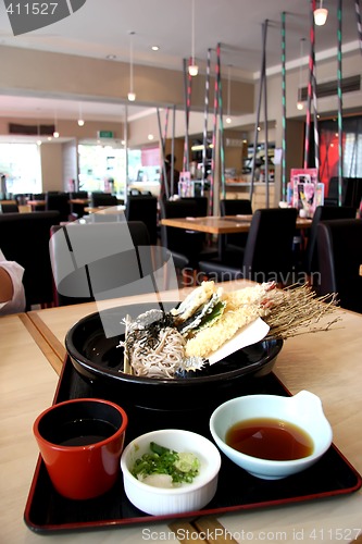 Image of Udon and tempura