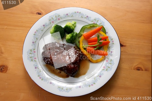 Image of Porkchop with vegetables