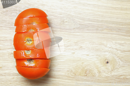 Image of Long sliced tomato