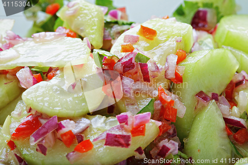 Image of Cucumber and onions salad