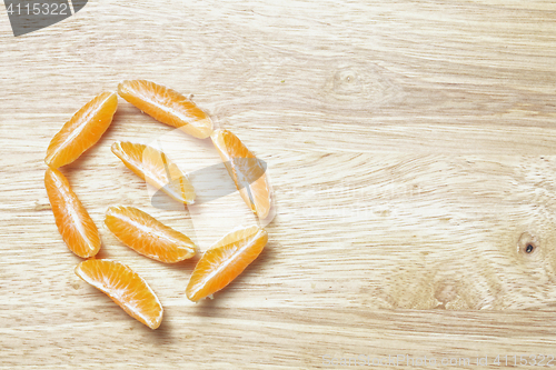 Image of Sliced mandarine