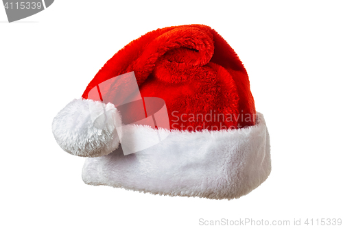 Image of Santa hat on white