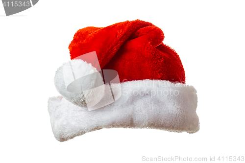 Image of Santa hat on white