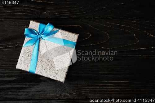 Image of Gift box with red ribbon