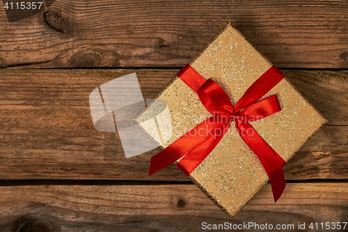 Image of Gift box with red ribbon