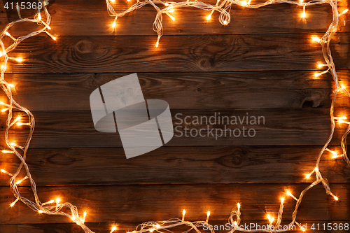 Image of Christmas card on empty background