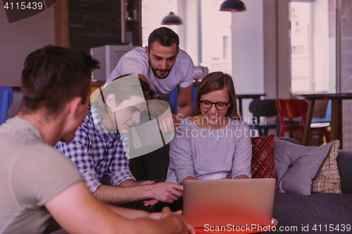 Image of team meeting and brainstorming