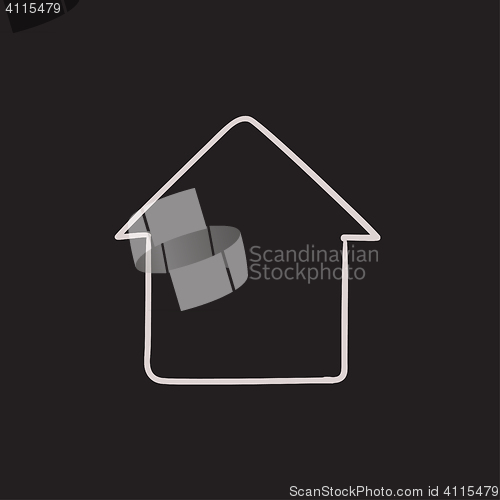 Image of House sketch icon.