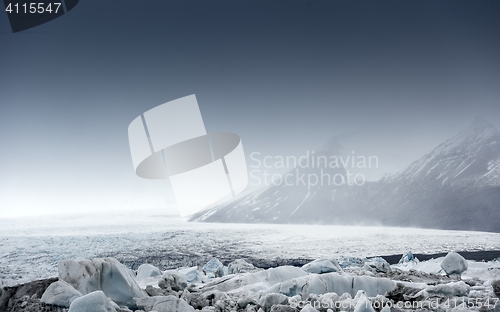 Image of Icebergs at glacier lagoon 