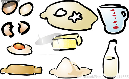 Image of Baking ingredients