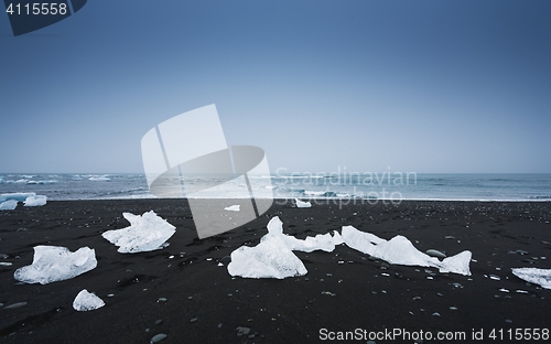Image of Icebergs at glacier lagoon 
