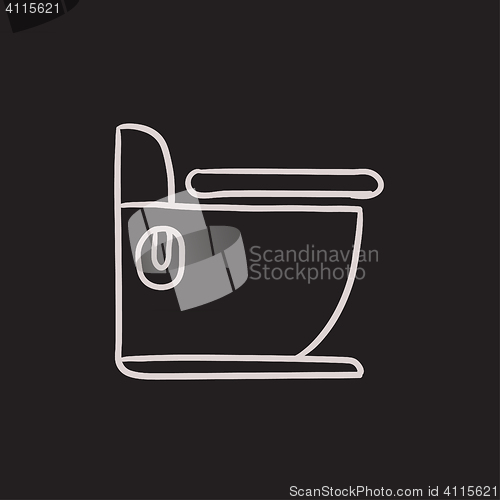 Image of Toilet sketch icon.