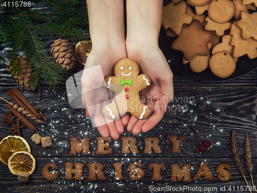 Image of Gingerbreads for new years and christmas