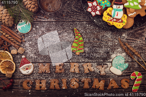 Image of Gingerbreads for new years and christmas