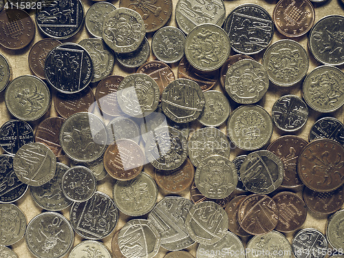 Image of Vintage Pound coins