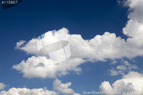 Image of clouds in the sky