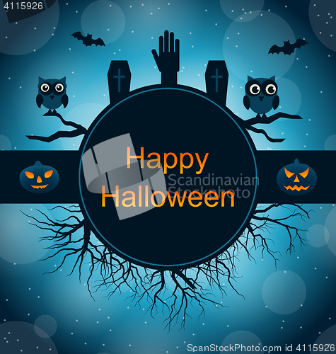 Image of Celebration Card for Halloween Party