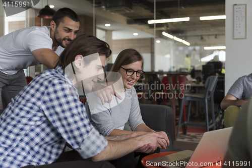 Image of team meeting and brainstorming