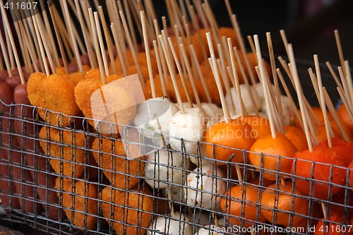 Image of Street food skewers