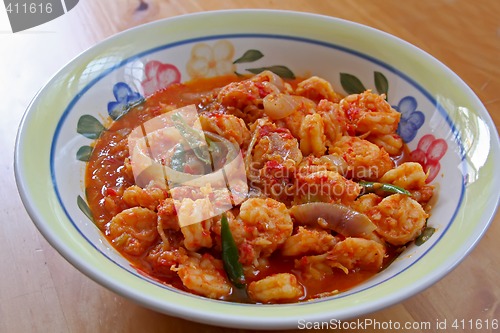 Image of Spicy prawns